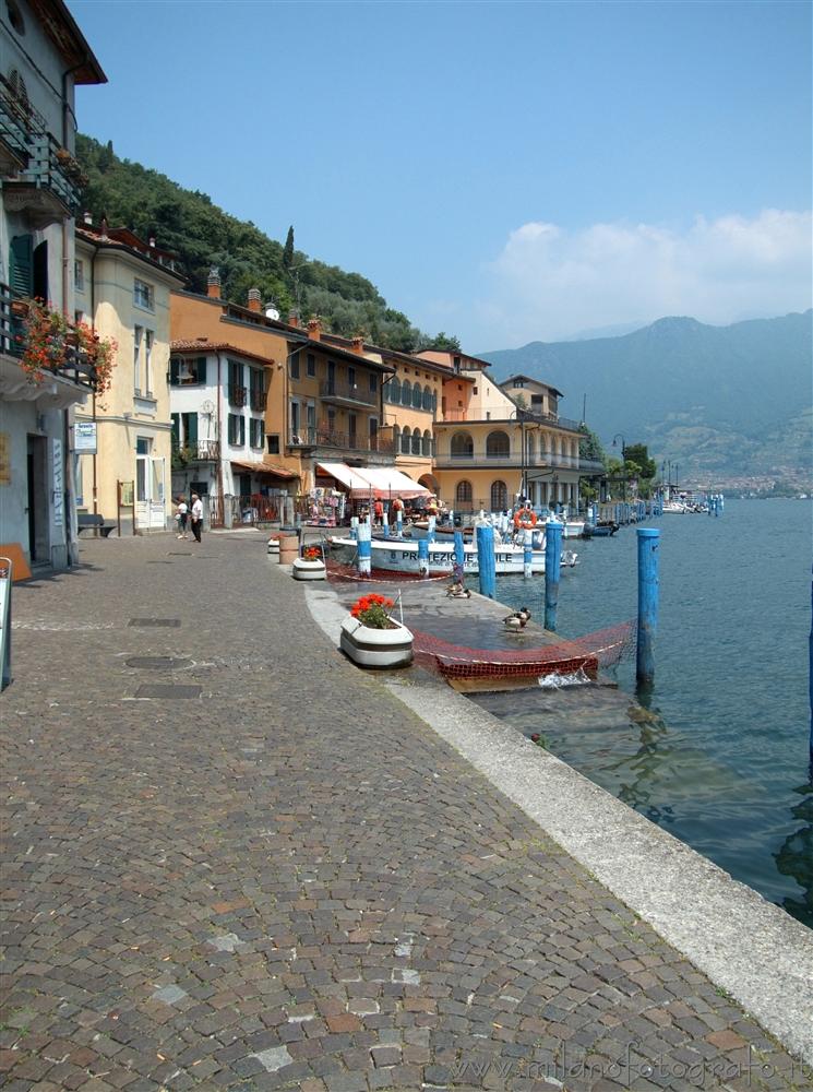 Monte Isola (Brescia, Italy) - Lake promenade of Peschiera Maraglio
